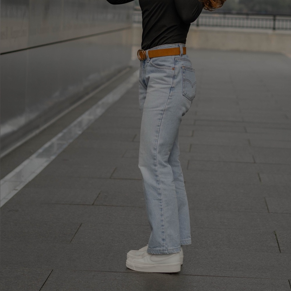 Levi's Light Blue Wide Leg Flare Jeans